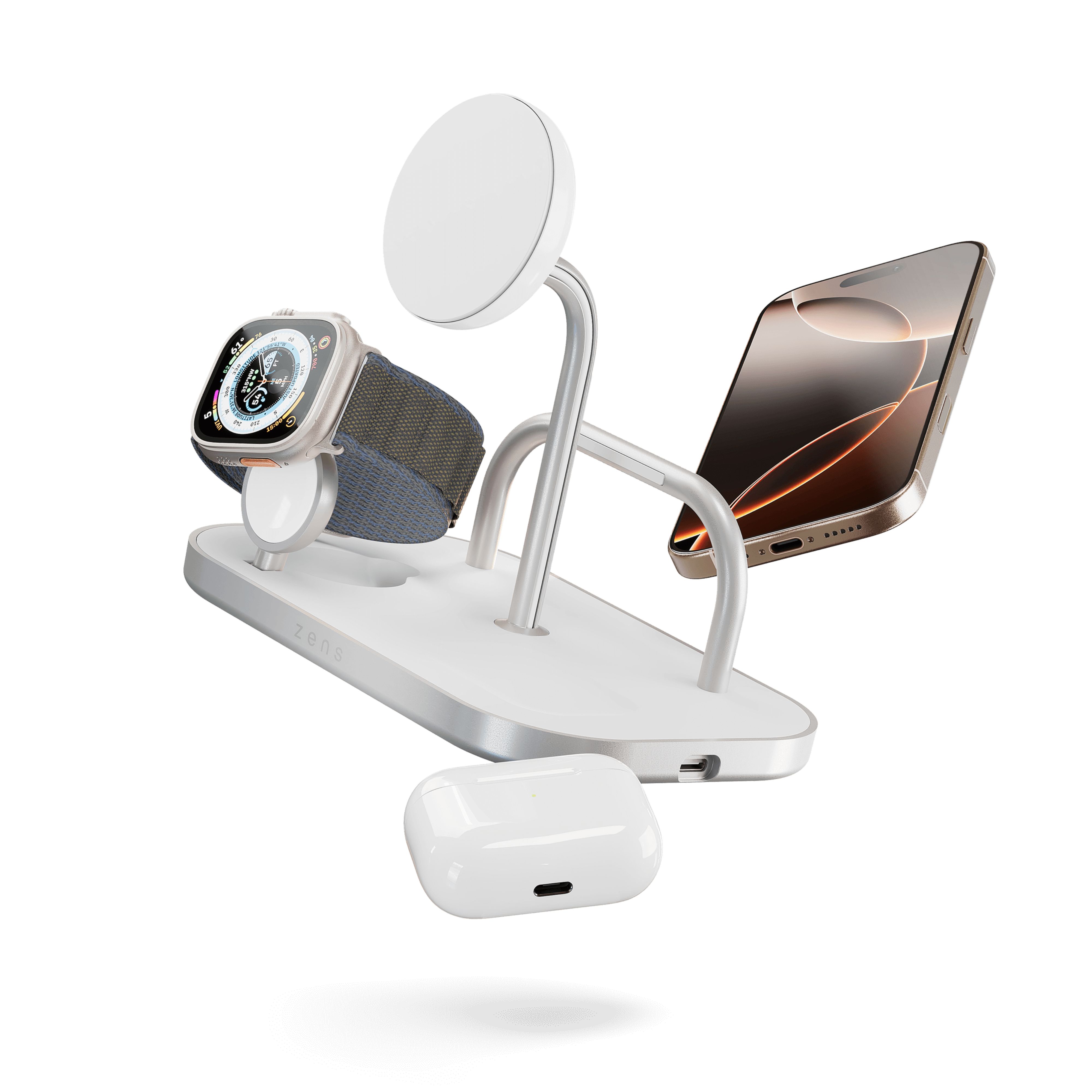 Zens 4-in-1 Wireless Charger White (ZEDC29W/00) - 1